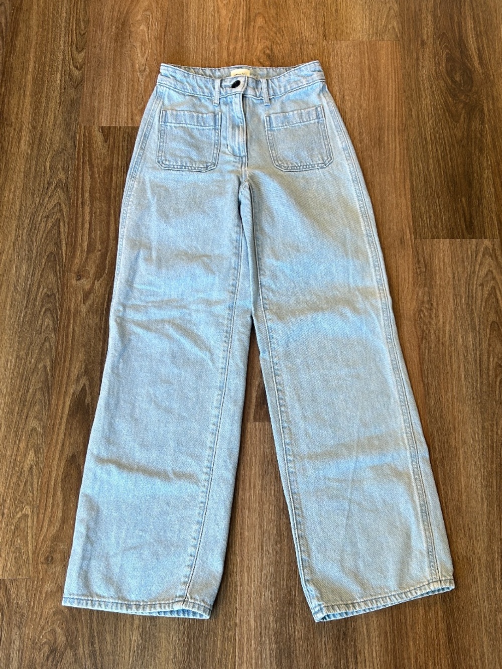 Aritzia Wilfred Free Wide Leg Jeans Women’s 00 Light Wash